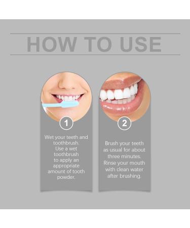Poudre Dentaire - Redonne de L' clat Aux Dents Prot ge la Sant Bucco-dentaire Convient L'hygi ne Bucco-dentaire Quotidienne Utilisation Facile en 3 tapes (brossage de 3 Minutes)(4pcs) 1 g (Lot de 1) - Buy Online on GoSupps.com
