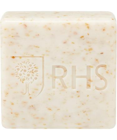 RHS Beauty Home Grown Soothing Oat Soap In A Dish | Soothe & Soften Your Skin | Infused With Essential Oils | Cruelty Free & Vegan Friendly | 150g - Buy Online on GoSupps.com