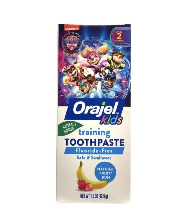 Oraje PAW Patrol Fluoride Free Toothpaste - 1.5 Oz(Pack of 2)