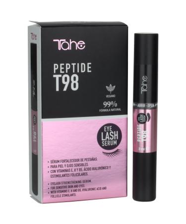 Tahe Peptide T98 Eyes EyeLash Eyelash Strengthening Serum with Peptide Complex, Vitamins and Hyaluronic Acid, 3 ml