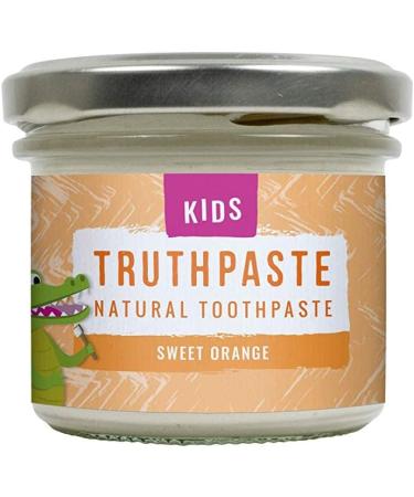 Truthpaste Natural Children s Toothpaste | Vegan & Organic Sweet Orange | Eco-Friendly & Plastic-Free - Buy Online on GoSupps.com
