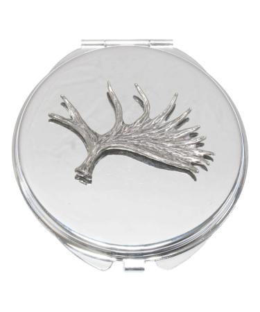 Moose Antler Compact Mirror Handbag Gift With Free Engraving 243