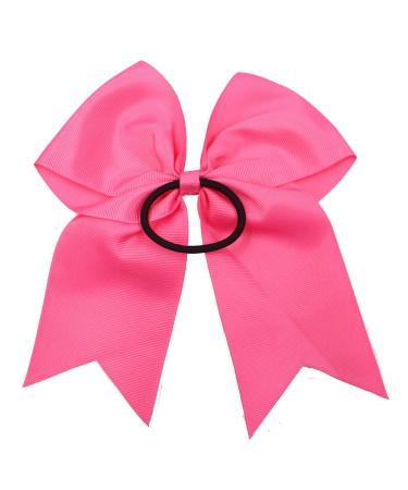 JOYOYO 20Pcs 8 Large Cheer Bows for Girls - Grosgrain Ribbon Elastic Hair Tie Bands - 20 Colors - Buy Online on GoSupps.com