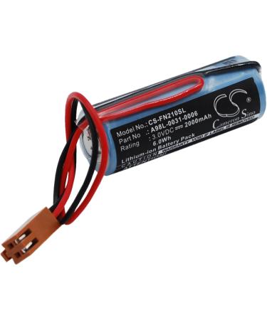 2000mAh Replacement Battery for GE A02B-0118-K111 A02B-0177-K106 A02B-0200-K106 | Compatible with FANUC CNC Power Mate D & E - Buy Online on GoSupps.com
