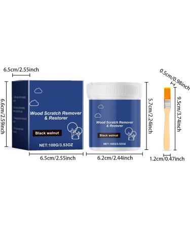 Shakven Wood Furniture Polish Repair Agent Scratch Removal Repair Paste Filler | Brightening and Polishing Scratch Removal Repair Agent for and Repairing Cracks Depressions Scratches Black - Buy Online on GoSupps.com