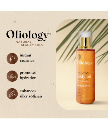 Oliology Coconut Hibiscus Body Oil Hydrating & Nourishing Formula with Coconut Oil Sweet Almond Oil & Vitamin E | Lightweight & Fast-Absorbing | 6 (Fl Oz) - Buy Online on GoSupps.com