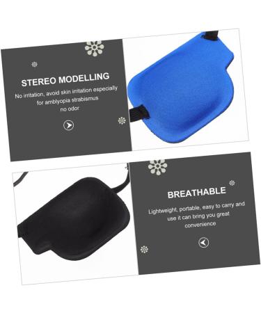 BCOATH 6 Pcs Single Eye Mask Small Eye Protector Eye Patches Boys Lazy Eye Patch Soft Eye Polyester - Buy Online on GoSupps.com