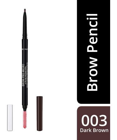 Rimmel Brow Pro Micro Dark Brown 003 Eyebrow Pencil - Long Lasting & Waterproof - Buy Online on GoSupps.com