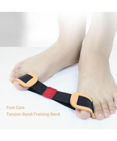 5PCS Big Toe Strap & Bunion Corrector - Stretchy Separator Bands for Valgus Correction & Foot Training - Buy Online on GoSupps.com
