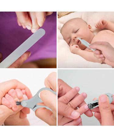 GLOVAL BABY Owl Baby Nail Kit - Nail Clipper, Scissor, File & Tweezer Set for Newborns, Infants & Toddlers (Green) - Buy Online on GoSupps.com