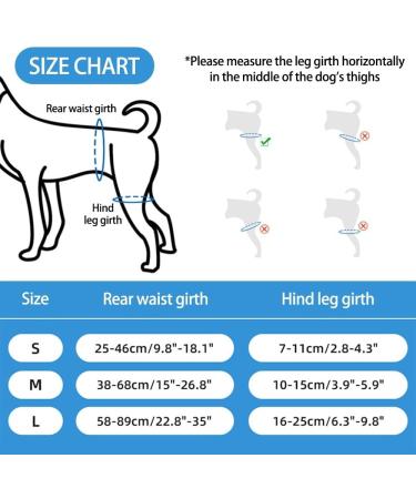 DONGKER Dog Knee Brace Adjustable Dog Knee Brace for Dogs Hind Legs Recover - Buy Online on GoSupps.com