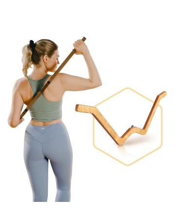 TRIGGERBOW trigger point massager for back neck shoulder trigger point presser made of wood - Buy Online on GoSupps.com