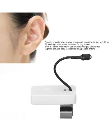LED Ear Pick Lamp - USB Rechargeable Multifunction 3 Speeds Ear Wax Removal Tool for Ear Cleaning (White) - Buy Online on GoSupps.com
