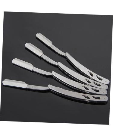 Minkissy Stainless Steel Vintage Razor for Men - Durable Inoxlm Tool with Holder - Buy Online on GoSupps.com
