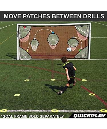 QuickPlay PRO Soccer Goal Target Net - 12x6' with 7 Scoring Zones for Shooting Practice - Buy Online on GoSupps.com