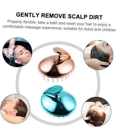 FRCOLOR 4pcs Shampoo Massage Comb & Cleaning Brush Bath Shower Gel & Scrubber for Ultimate Relaxation - Buy Online on GoSupps.com