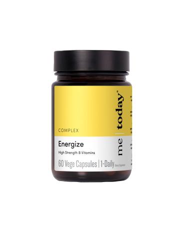 me today Energise Supplement Super B Vitamin B Complex for Men & Women - B6 B12 with Vitamin C Zinc Ashwagandha and Siberian Ginseng - Energy and Immune Support - Vegan 60 Servings