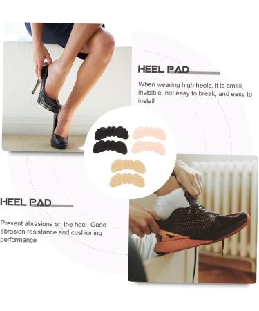 NOLITOY Heel Wear Pad Cushions for Women - 9 Pairs Self-Adhesive Non-Slip Heel Inserts & Shoe Pads for Ultimate Comfort - Buy Online on GoSupps.com