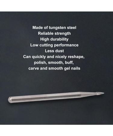 BestAlice Professional Nail Drill Bit Tungsten Carbide Cuticle Remover Drill Bit Manicure Drill Bits Electric Pedicure Manicure Grinding Head Suitable for Manicure Pedicure Cuticle Gel Polishing - Buy Online on GoSupps.com