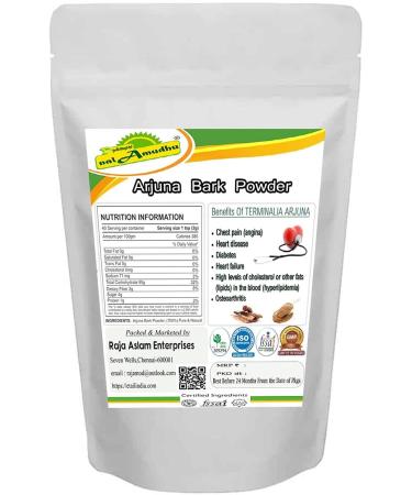 Arjuna Bark Powder 100g - Pure Terminalia Arjuna for Heart Health | Buy Online - Buy Online on GoSupps.com