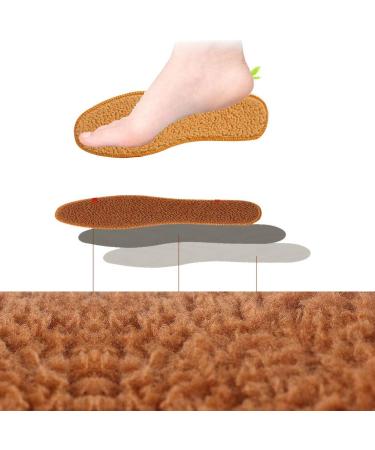 3 Pairs Women's Sherpa Berber Fleece Shoe Insoles for Cozy Warmth (Size 7.5-8 Narrow) - Buy Online on GoSupps.com