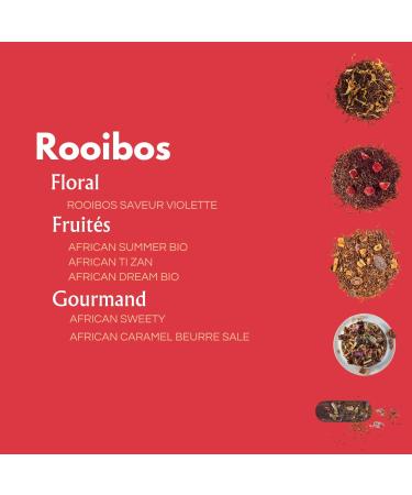 Rooibos African Caramel Beurre Sal Comptoir Fran ais du Th Infusion Gourmande en Vrac 80g Saveur Caramel & Pointe de Sel Boisson Douce et R confortante Sans Th ine - Buy Online on GoSupps.com