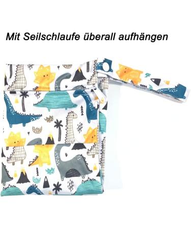 Trasun Waterproof Diaper Pockets - Wet & Dry Winding Bag for Toddlers | Travel Gym Beach & Pool Organizer (Blue5) - Buy Online on GoSupps.com