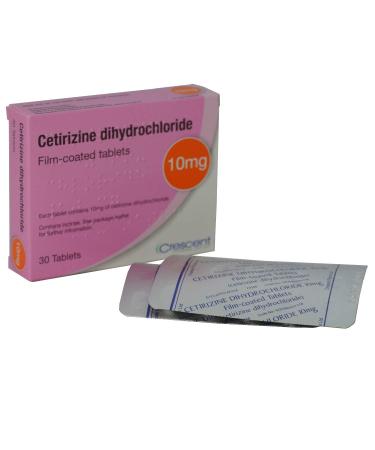 240 x 10mg Cetirizine Dihydrochloride (8 Months Supply) One a Day hay Fever and Allergy Relief Tablets (8x30 Tablets)