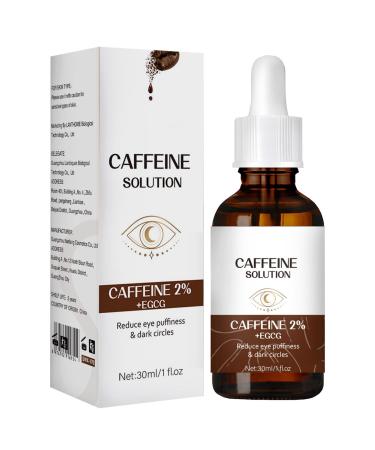 Caff inee Eye Serums Under Eye Cream For Reduce Circles And Puffy Eyes Caff ine Eye Cream Anti-Aging For Eye Contour Pigmentation & Puffiness Eye Bags Removal Fade Fine Lines 30ml