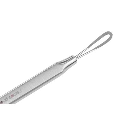 REMOS Comedone Squeezer & Pimple Remover - Stainless Steel Rustproof 10 cm 2 Loops - Best International Skin Care Tool - Buy Online on GoSupps.com