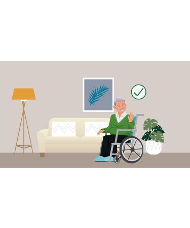 QuickChange Men's Incontinence Wrap - Maximum Absorbency Catheter Alternative for Reduced Mobility | 50-Count Adjustable Size 17 Ounce Capacity - International Shipping Available - Buy Online on GoSupps.com