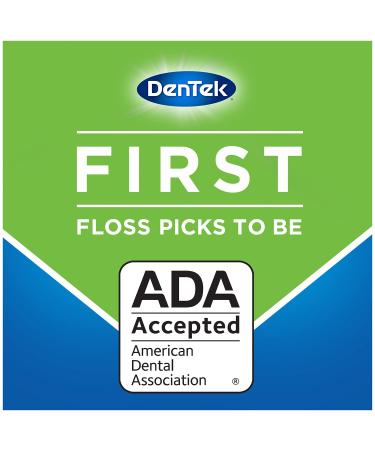 Dentek Triple Clean Floss Picks - Mint Flavor 90 Count | Buy Online for Fresh Breath & Oral Care - International Shipping Available - Buy Online on GoSupps.com