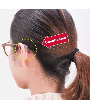 OPUGIT Glasses Ear Hooks - 10 Pairs Comfort Silicone Anti-Slip Holders for Sports Eyeglasses - Temple Tip White - Buy Online on GoSupps.com