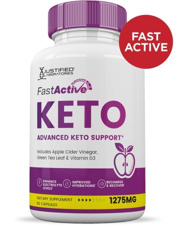 Fast Active Keto ACV Pills 1275MG Keto Support Blend Capsule Alternative to Fastactive Keto ACV Gummies Formulated with Apple Cider Vinegar Extra Virgin Olive Oil Powder Green Tea Leaf 60 Capsules - Buy Online on GoSupps.com