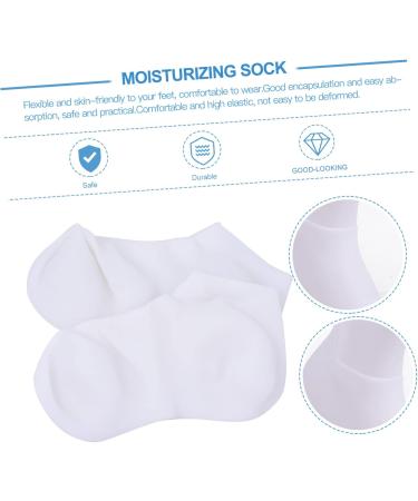 FRCOLOR Women Socks 3 Pairs Protective Socks Heel Socks Heel Moisturizing Socks Moisture Socks for Dry Feet Silicone Gel Heels for Women High Heels Sock for Rough Miss Sebs Spa Repair - Buy Online on GoSupps.com
