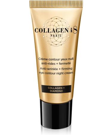 COLLAGEN i8 - Anti-wrinkle + firming night eye cream - Collagen + Diamond - 15 mL - Buy Online on GoSupps.com