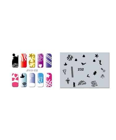Fingernail stencil (airbrush nail art) Fengda JFH12-232