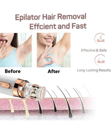 Epilsmooth pilateur Visage Epilsmooth Pro Epilateur Electrique Femme Portable Avec Lumi re Led Soft Skin Pro pilateur Facial Lavable Pour Visage Menton L vre Sup rieure (2 * Pink) - Buy Online on GoSupps.com