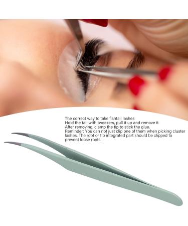 Buy Professional Curved Stainless Steel Eyelash Extension Tweezers - Precision Separators for False Eyelashes - International Shipping Available - Buy Online on GoSupps.com