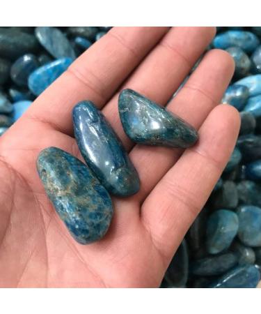100g Rough Natural Crystal Quartz Gravel Stone Polished raw Blue Apatite Quartz Tumbled Gemstone for Ornaments Gifts Natural Stones and Minerals - Buy Online on GoSupps.com