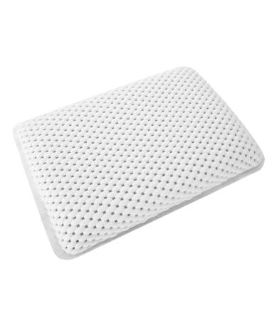 PVC Foam Spa Bath Pillow - White, Comfortable Neck and Head Support for Bathtub - Buy Online on GoSupps.com