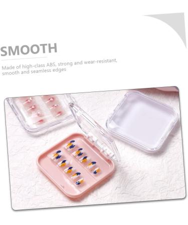 Abaodam 12 Pcs Armor storage box nail storage press on nail packaging nail holder press on nail container decked accessories convenient nail organizer three-dimensional abs decorate - Buy Online on GoSupps.com