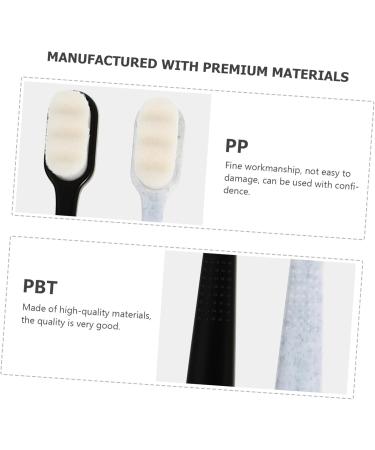 Gatuida Manual Toothbrush - Hard Prosthesis Brush for Sensitive Gums | Travel-Friendly Tooth Cleaning Tool - Buy Online on GoSupps.com