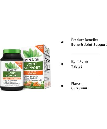Zenwise Joint Support Supplement - 90 Tablets | Enhance Mobility & Joint Health - Buy Online on GoSupps.com