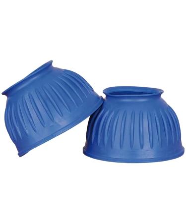 TdeT Rubber Hoof Protectors Closed Blue XL
