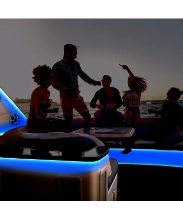 JUIOHAKY Marine LED Strip Lights 16.4ft Blue - Waterproof Boat Deck Lights for Pontoon, Kayak, Jon, Bass, Fishing Boat - 12V Interior LED Lights - Buy Online on GoSupps.com