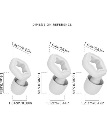 Ultra-Comfy Ear Plugs for Sleep & Travel - Noise Cancelling Silicone Hearing Protection - 6 Reusable Ear Tips in S/M/L - 24dB Noise Reduction - Buy Online on GoSupps.com