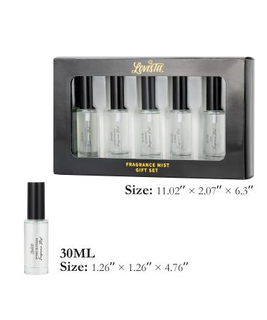 Lovestee Valentines Day Gifts for Her 5 Fragrance Gift Sets for Women - 30ml Mini Perfume Set with Spring Blossom Pink Crystals Lily Floral Noir -Women's Perfume Travel Size Perfume Fragrance Sets - Buy Online on GoSupps.com