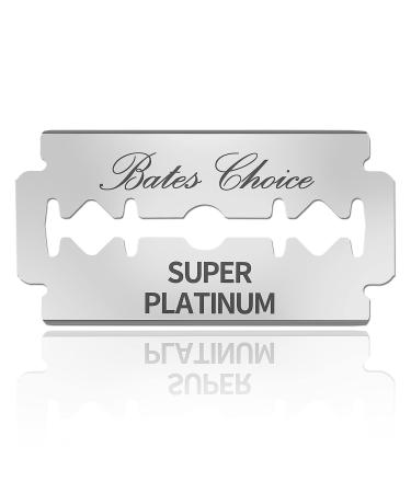 Bates- Double Edge Razor Blade Stainless Steel 40 Pack Razor Blades for Men Safety Razor Blades Double Edge Shaving Blades for Men Blades for Shaving Mens Razor Blades Razors Blades for Men