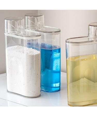 Mashin Liquid Dispenser Laundry Storage Container for Washing Powder Large Capacity Fabric Softener Container Organizer for Washing Powder and Detergent - Buy Online on GoSupps.com